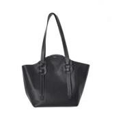 Pre-owned Leather handbags Chloé Pre-owned , Black , Dames