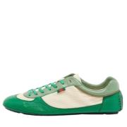 Pre-owned Fabric sneakers Gucci Vintage , Green , Heren