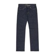 Straight Fit Blauwe Jeansbroek Tom Ford , Blue , Heren