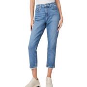 High Rise Brigitte Broek Paige , Blue , Dames