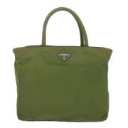 Pre-owned Fabric prada-bags Prada Vintage , Green , Dames