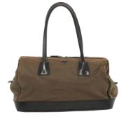 Pre-owned Fabric prada-bags Prada Vintage , Brown , Dames