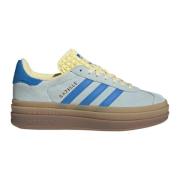 Gazelle Bold Sneakers Blauw Geel Adidas , Multicolor , Dames