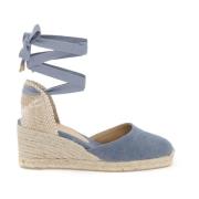 Carina Sleehak Espadrilles Sandalen Castañer , Blue , Dames