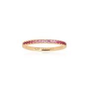 Gefacetteerde Roze & Witte Zirkonia Ring Sif Jakobs Jewellery , Yellow...