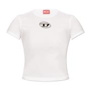 T-shirt `T-Uncutie-Long-Od` Diesel , White , Dames