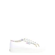 Witte Sneakers Lente Zomer Model Superga , White , Dames