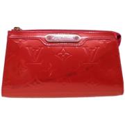 Pre-owned Leather clutches Louis Vuitton Vintage , Pink , Dames