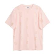 Bloemenbrandfluweel T-shirt Soulland , Pink , Unisex