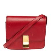 Pre-owned Leather celine-bags Celine Vintage , Red , Dames