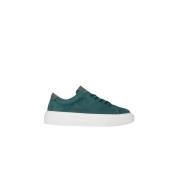 Moderne Suède Sneaker met Leren Details Sneaky Steve , Blue , Unisex