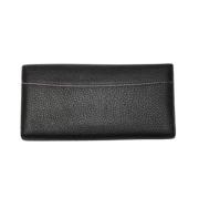 Pre-owned Leather wallets Louis Vuitton Vintage , Black , Dames