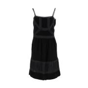 Pre-owned Cotton dresses Moschino Pre-Owned , Black , Dames