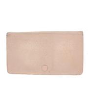 Pre-owned Leather wallets Chanel Vintage , Pink , Dames