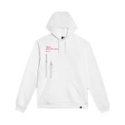 Witte Hoodie Street Style Katoenmix Dolly Noire , White , Heren