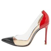 Pre-owned Leather heels Gianvito Rossi Pre-owned , Red , Dames