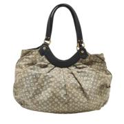 Pre-owned Canvas handbags Louis Vuitton Vintage , Beige , Unisex