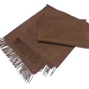 Pre-owned Cashmere scarves Chanel Vintage , Brown , Dames