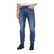 Slim Jeans in Medium Denim Calvin Klein , Blue , Heren
