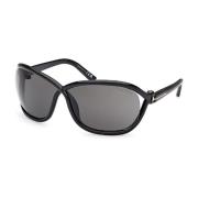 Zwarte zonnebril dames accessoires Aw23 Tom Ford , Black , Dames
