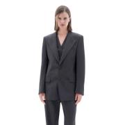 Melange Effect Tailored Blazer Filippa K , Gray , Dames