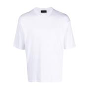Casual Heren T-shirt Rn11021 Pullover Roberto Collina , White , Heren