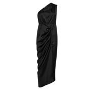 Asym Drape Feestjurk Co'Couture , Black , Dames