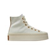 Moderne Lift Hi Dames Sneakers Converse , Beige , Dames