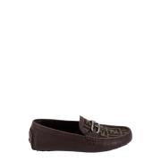 Bruine Sneakers Ss24 Leren Schoenen Fendi , Brown , Heren