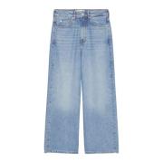 Jeans model Tolva met hoge taille Marc O'Polo , Blue , Dames