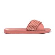 Comfortabele Gestreepte Slippers Ipanema , Pink , Dames