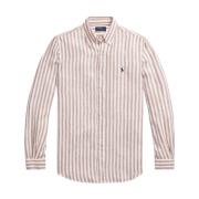 Beige Ss24 Heren Overhemden Ralph Lauren , Multicolor , Heren