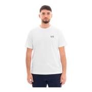 Heren Casual T-shirt Emporio Armani EA7 , White , Heren