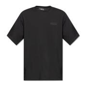 T-shirt met logo Dsquared2 , Black , Heren