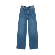 Loose Fit Wide Leg Jeans Samsøe Samsøe , Blue , Dames