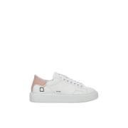 Wit-Roze Kalf Sneaker voor Vrouwen D.a.t.e. , White , Dames