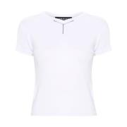 Logo T-shirt voor modebewuste vrouwen Y/Project , White , Dames