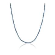 Blauwe Zirkonia Sterling Zilveren Ketting Sif Jakobs Jewellery , Yello...