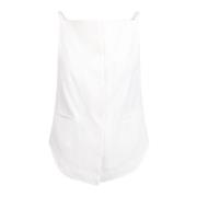 Elegant Viscose Top Loulou Studio , White , Dames