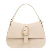 Flow Medium Schoudertas Furla , Beige , Dames