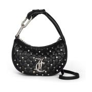 Zwarte Schoudertas met Voorlogo Juicy Couture , Black , Dames