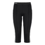 Zwarte Leggings met Logodetails Casablanca , Black , Dames