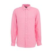 Roze Ss24 Herenoverhemd Ralph Lauren , Pink , Heren