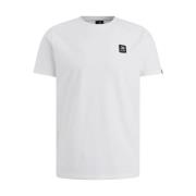 Crewneck Katoenen T-shirt voor Heren Vanguard , White , Heren