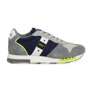 Heren Queens 01 Sneakers Blauer , Gray , Heren