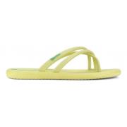 Stijlvolle Dames Platte Sandalen Ipanema , Yellow , Dames