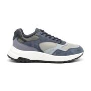 Blauwe Suède Hyperlight Sneakers met Memory Foam Zool Hogan , Blue , H...