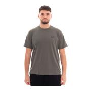 Heren Casual T-shirt Emporio Armani EA7 , Gray , Heren