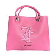 Roze Handtas met Voorlogo Juicy Couture , Pink , Dames