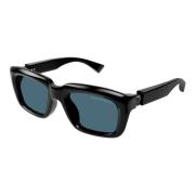 Black/Green Sunglasses Am0431S Alexander McQueen , Black , Heren